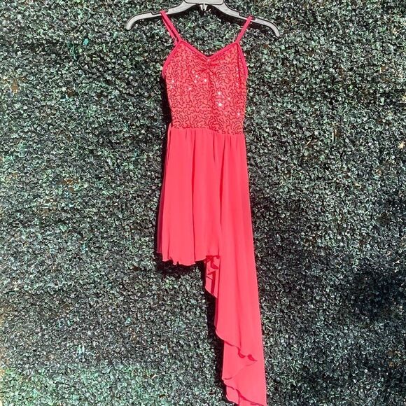 Weismann Girls Sequins Dance Leotard Size LC - Picture 1 of 9